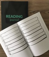 black reading journal